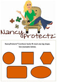 Felt Bottom NancyProtectz® Patented Furniture Sock Floor Protectors (Pkg of 8)